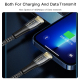Câble USB-C Vers 8 Pin De Charge Et Données PD 20 W Tressé Nylon Avec Embout En Alliage De Titane 120 Cm