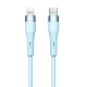 Câble USB C Vers 8 Broches En Silicone Pour Charge PD 27W Et Transfert De Données 480Mbps 120 cm Anti Pliure