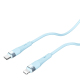 Câble USB C Vers 8 Broches En Silicone Pour Charge PD 27W Et Transfert De Données 480Mbps 120 cm Anti Pliure