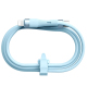 Câble USB C Vers 8 Broches En Silicone Pour Charge PD 27W Et Transfert De Données 480Mbps 120 cm Anti Pliure