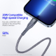 Câble De Charge Et Transfert USB C Vers 8 Broches 20 W 2 m Tressé Renforcé 480 Mbps - www.yonis-shop.com