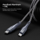 Câble De Charge Et Transfert USB C Vers 8 Broches 20 W 2 m Tressé Renforcé 480 Mbps - www.yonis-shop.com