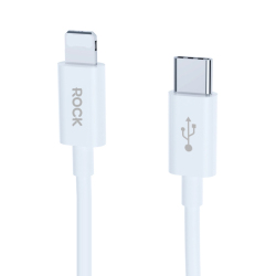 Câble USB C Vers 8 Broches Charge Rapide PD 27 W Et Transfert De Données 480 Mbps 1 M Connecteur En Aluminium