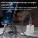 Câble De Charge Et Données USB-C Vers 8 Pin 27 W 1.2 m Nylon Tressé Mise Hors Tension Automatique