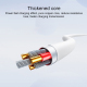 Câble USB-C Vers 8 Pin 20W Pour Charge Et Transfert De Données 1 m 480Mbps Noyau Cuivre Pur Blanc - www.yonis-shop.com