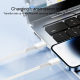 Câble USB-C Vers 8 Pin 20W Pour Charge Et Transfert De Données 1 m 480Mbps Noyau Cuivre Pur Blanc - www.yonis-shop.com