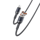 Câble USB Et USB C Vers 8 Pin 2 En 1 Charge Rapide 27 W Transfert De Données 480 Mbps Tressé Renforcé 120 Cm