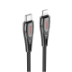 Câble USB-C Vers 8 Pin Charge Rapide PD 27W Tressé 1,2 m Pour Apple Transfert De Données