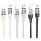 Câble De Charge Et Données USB C Vers 8 Pin 1,2 M Tressé Noir Charge Rapide PD 27 W - www.yonis-shop.com