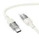 Câble De Charge Et Données USB C Vers 8 Pin 1,2 M Tressé Noir Charge Rapide PD 27 W - www.yonis-shop.com
