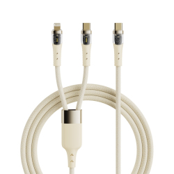 Câble De Charge Rapide 2 En 1 USB C Vers USB C Et 8 Pin PD 100 W 5 A Pour Deux Appareils Avec Données 480 Mbps