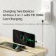 Câble De Charge Rapide 2 En 1 USB C Vers USB C Et 8 Pin PD 100 W 5 A Pour Deux Appareils Avec Données 480 Mbps