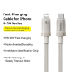 Câble USB Type C Vers 8 Pin Charge Rapide PD 20 W 1 Mètre Embout Titane Noyau Renforcé Double Blindage - www.yonis-shop.com