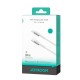 Câble De Charge Rapide Et De Synchronisation Type C Vers 8 Broches 3A Nylon Tressé 10000 Flexions 1,2 M