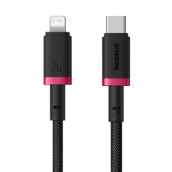 Câble USB C Vers 8 Pin Pour Charge Rapide 20 W Nylon Tressé Résistant 1 m Ou 2 m