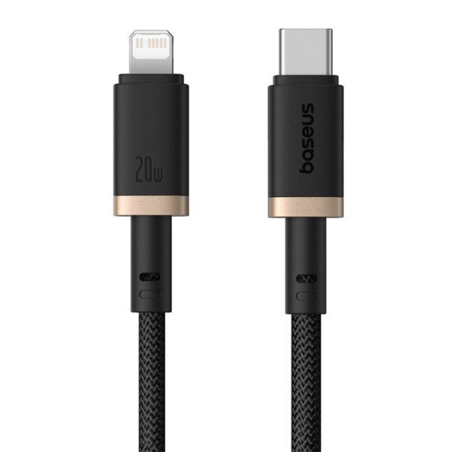 Câble USB C Vers 8 Pin Pour Charge Rapide 20 W Nylon Tressé Résistant 1 m Ou 2 m