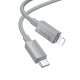 Câble USB-C Vers 8 Pin Pour Charge Et Données Charge Rapide PD 27 W Longueur 1 M Blanc en PVC