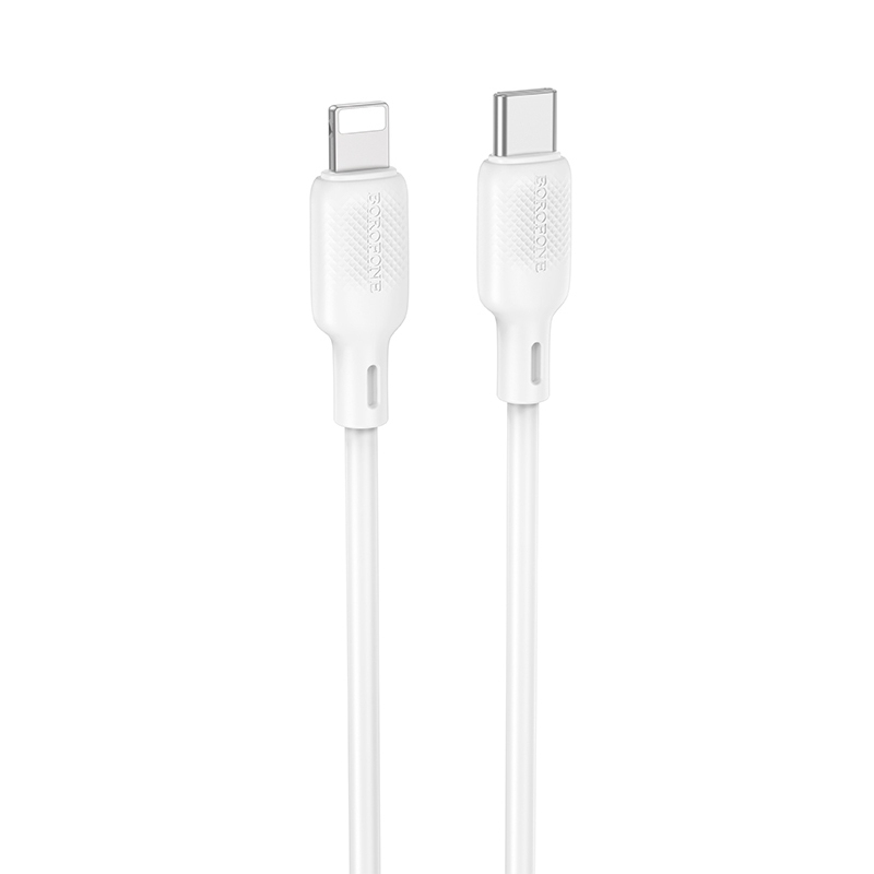 Câble de Charge et Données USB-C vers 8 Pin PD 27 W 1 m en Silicone -