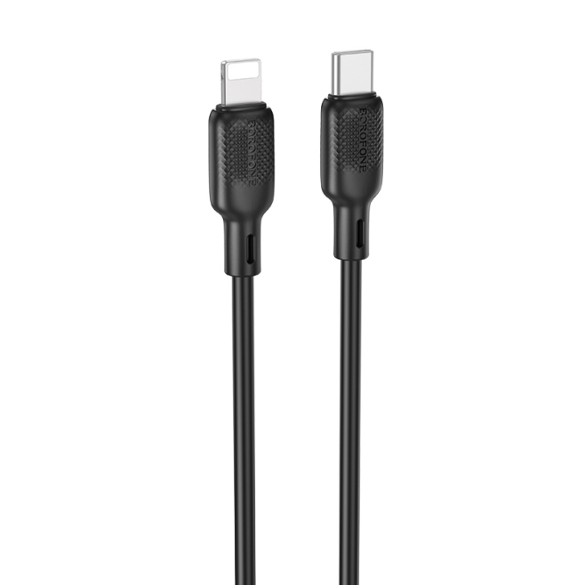Câble De Charge Et De Données USB C Vers 8 Pin Pour iPhone PD 27W En Silicone 2 m