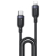 Câble De Données USB-C Vers 8 Pin 27W 3A 2M En TPE Et Alliage D’Aluminium Résistant À La Traction