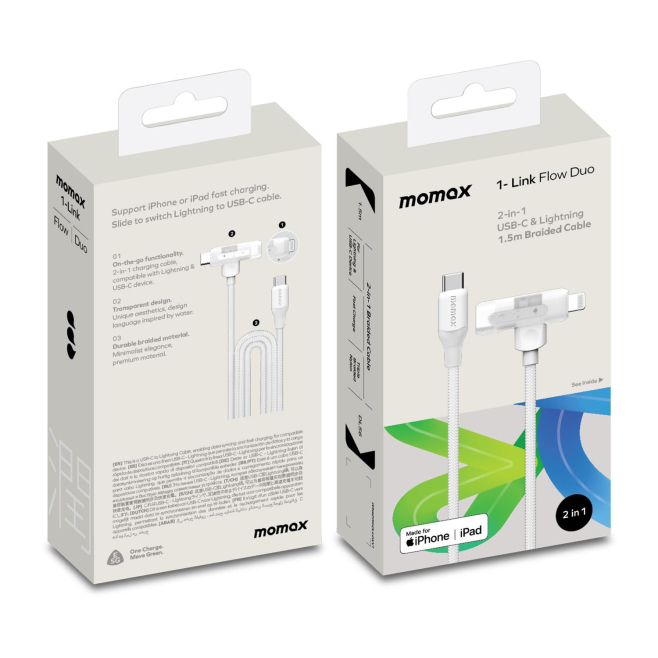 Câble De Charge Rapide 60 W Type C Vers Type C Et 8 Pin MFi Pour iPhone Et iPad 1,5 m - www.yonis-shop.com