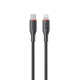 Câble Type C Vers 8 Pin Pour Charge Rapide Et Transfert De Données 27 W En Silicone 1,2 M Avec Puce Intelligente
