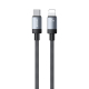 Câble USB-C Vers 8 Pin Pour Charge Rapide 35W Tressé 1M Protection Intelligente Et Transfert 480Mb/s