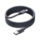 Câble USB Vers Type C Pour Charge Rapide Et Transmission De Données 3A Tressé Avec LED 120 cm Smartphones Tablettes