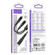 Câble De Charge 2 En 1 Type C Vers Type C Et 8 Pin 1 M Nylon Tressé Charge Simultanée 5 V 3 A