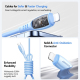 Câble De Charge Rapide Et De Données Type C Vers 8 Pin 30 W 1,2 m 480 Mbps Résistant À 10 000 Cycles