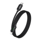 Câble De Charge Et De Données Type C Vers 8 Broches Pour Apple PD 30 W 1,2 m En Nylon Avec Voyant LED