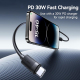 Câble USB-C Vers 8 Pin Pour Charge Rapide PD 30 W Et Transfert De Données 480 Mbps 1 m En Cuivre Pur