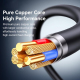 Câble USB-C Vers 8 Pin Pour Charge Rapide PD 30 W Et Transfert De Données 480 Mbps 1 m En Cuivre Pur
