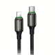 Câble USB C Vers 8 Pin Pour Apple Charge Et Données PD 30 W Tressé 1 m Avec Connecteurs En Alliage De Zinc