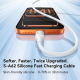 Câble USB C Vers 8 Pin 30 W Pour Charge Rapide Et Synchronisation De Données En Silicone Liquide 480 Mbps