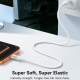 Câble USB C Vers 8 Pin 30 W Pour Charge Rapide Et Synchronisation De Données En Silicone Liquide 480 Mbps