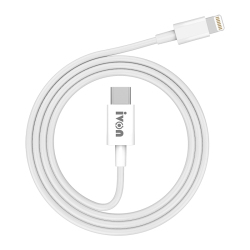 Câble USB-C Vers Lightning 20W PD Charge Rapide Transfert 480Mbps Puce Intelligente Et Embout Aluminium 1,1 m