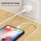Câble USB-C Vers Lightning 20W PD Charge Rapide Transfert 480Mbps Puce Intelligente Et Embout Aluminium 1,1 m