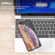 Câble USB-C Vers Lightning 20W PD Charge Rapide Transfert 480Mbps Puce Intelligente Et Embout Aluminium 1,1 m