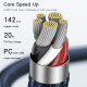 Câble USB-C Vers 8 Pin Charge Rapide 20W 3A Tressé 1,2 mètre Avec Puce Intelligente Et Fil Cuivre Pur