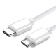 Câble USB-C Vers Micro-USB De Charge Et Données 1 M En Silicone Résistant Avec Embouts Renforcés Intégrés