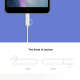 Câble USB 2 En 1 Micro USB USB C Charge Rapide QC3.0 Transmission De Données 2.4A 30 Cm Gaine TPE Résistante