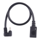 Câble D’Extension USB-C Mâle Vers Micro USB Femelle En U Pour Charge Et Données 25 Cm Android