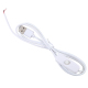Câble USB DC 1 m Blanc Avec Interrupteur Pour Lampes LED Raspberry Pi Et Ventilateur USB Sans Transfert De Données