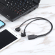 Câble Adaptateur USB-C Vers USB-C Et Micro USB En U Pour Charge Et Transfert De Données Android 25 cm Noir - www.yonis-shop.com