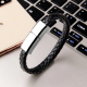 Câble De Charge Bracelet USB Vers USB C 3 En 1 3A Avec Transmission De Données 480Mbps Et Interface Magnétique