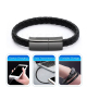 Câble De Charge Bracelet USB Vers USB C 3 En 1 3A Avec Transmission De Données 480Mbps Et Interface Magnétique