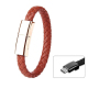 Câble De Charge Bracelet USB Vers USB C 3 En 1 3A Avec Transmission De Données 480Mbps Et Interface Magnétique