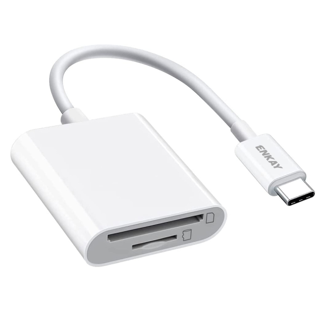 Lecteur De Cartes USB C Pour Transfert De Photos Et Fichiers SD MicroSD USB 3.0 Plug And Play Jusqu’à 512 Go