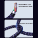 Câble USB 2 En 1 8 Pin Type-C Pour Charge Et Synchronisation 1,5 m 2,4 A Avec Éclairage RGB Doux